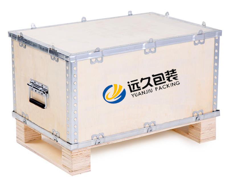 出口鋼帶木箱生產廠家 鋼帶木箱